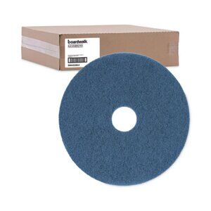 Boardwalk BWK4020BLU 20 in. Diameter Scrubbing Floor Pads - Blue (5/Carton) NEW